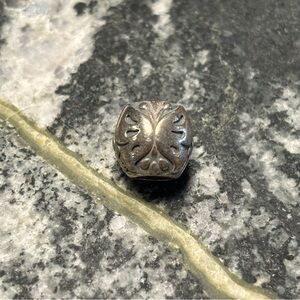 Authentic & Retired Pandora Moments Silver Majestic Butterfly Charm 925